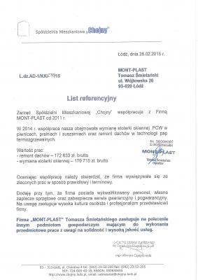 Referencja - termomodernizacja Schroniska Młodzieżowego.